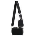 2025 Unisex New Fashion PU Crossbody Bag Small Square Casual Shoulder Bag with Zipper Closure Following Latest Trend Men Women