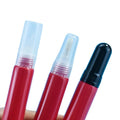 Wholesale 10g Pink Lip Gloss Tube Plastic Offset Printing Surface Empty Cosmetic Packaging with Screw Cap