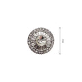 New Design 22mm Crystal Buttons Sewing Accessories Shank Diamond Rhinestone Zinc Alloy Buttons for Clothes