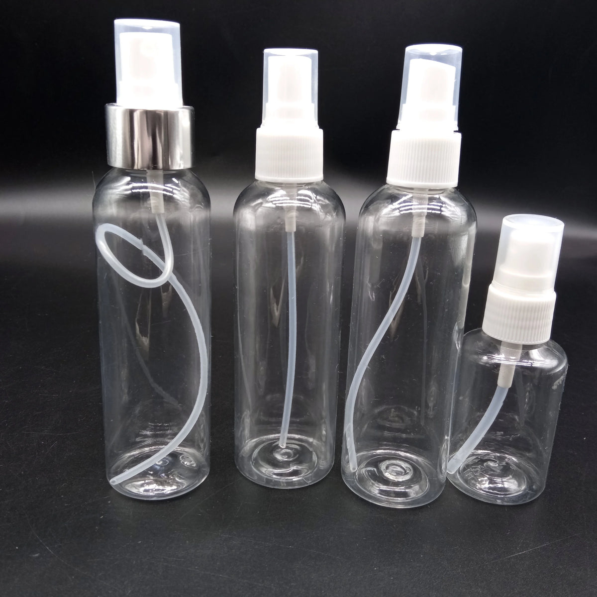 PET Transparent Bottle Hold Perfume Other Liquid with Empty Plastic Sprayer