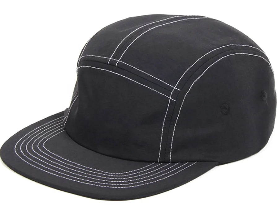 Taslan Waterproof Mens Skate Board Cap Shallow Skate 5 Panel Custom Adjustable Hats