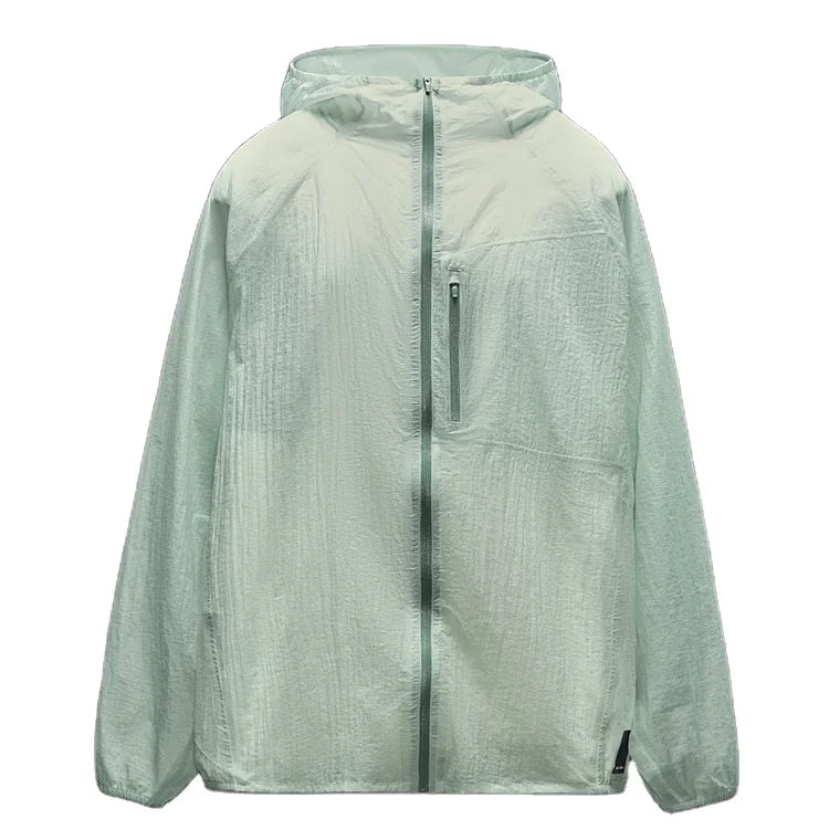 Custom Lightweight Technical Sun Proof Training Windbreaker Jacket for Men