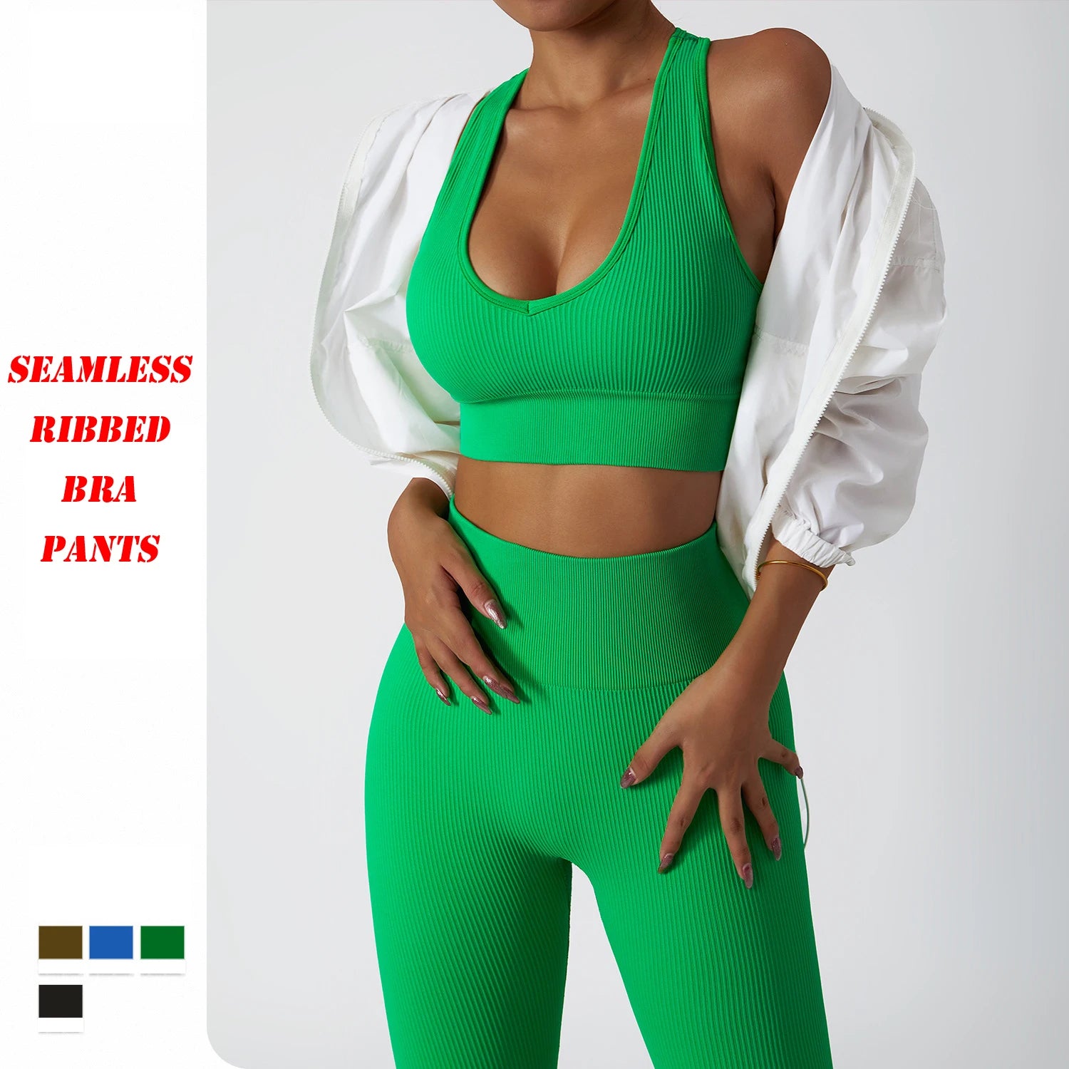 Hot Sale Gym Fitness Sets Women Seamless Yoga Active Sets Athletic Wear Sport Workout Clothes for Women