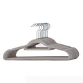 Velvet & Fabric Hangers New Design Non-Slip Plastic Suit Hanger Double Tiers for Clothing Wardrobe Bathroom Kitchen Use