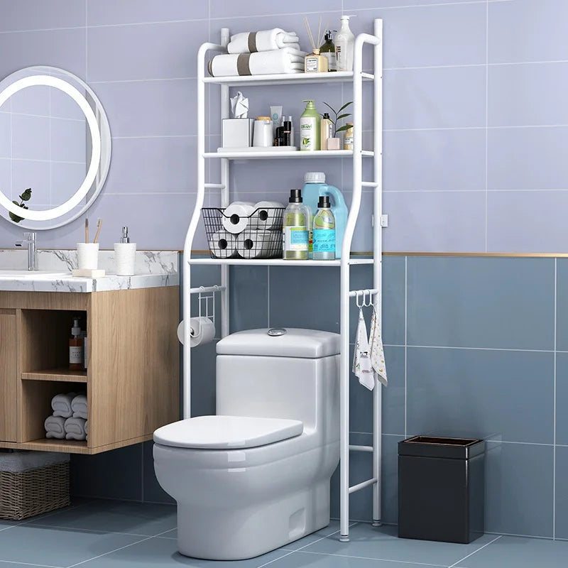 2021 Hot Sale Tiktok 3tier Steel Rack Toilet Cabinet Shelvis Over Toilet Storage Rack
