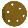 150mm 6 Holes Sandpaper Yellow Purple Sand Paper Disk Abrasive Disc