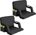 Outdoor Sport Events Back Support Reclining Positions Armrests Portable Gymnasium Stadium Seats