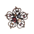 Gothic Style Jewelry Wholesale Vintage Flower Brooches Big Broaches Women Brooches