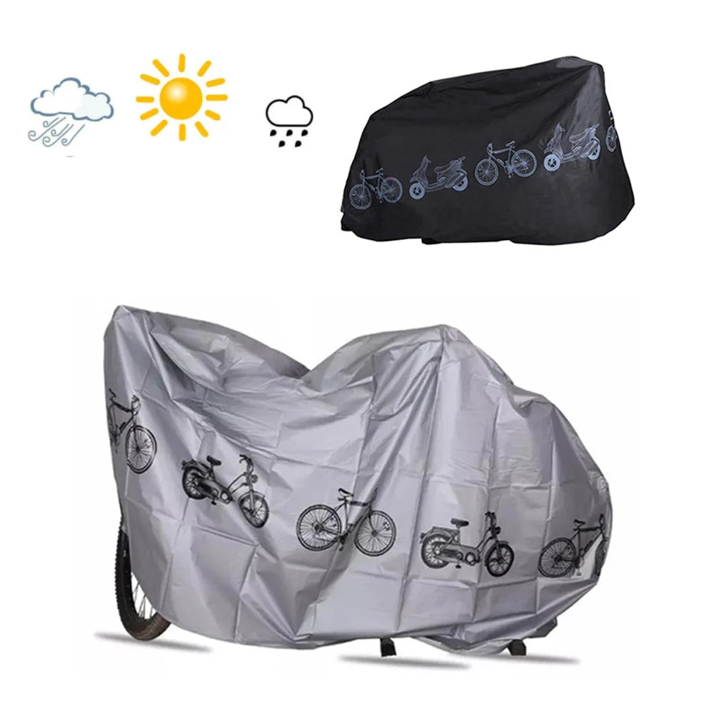 Rainproof Bicycle Electric Vehicle Cover Outdoor Sun Protection Bike Motorcycle Scooter Dustproof Case Cycling Accessories MegaBDM