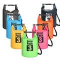 17 Colors Waterproof Foldable Backpack Small Lightweight Carry Bags for Phone Swimming Dry Bag With Logo
