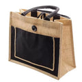 Hot Sale Women's Linen Jute Tote Customized Logo Fashionable Waterproof Reusable Burlap Beach Handbag for Daily Use