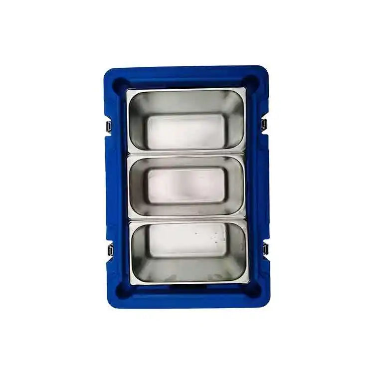 Lryoe Commercial Portable 60L Food Storage Warm-keeping Thermal Heat Insulated Cooler Carrier Container With Cabinet Tank