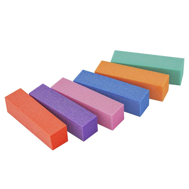 Custom logo Factory Wholesale 120 Rectangle Sponge Nail File Buffer Block