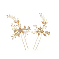 Handmade Wedding Rhinestone Headpieces Bridesmaid Hair Pieces Hair Pins Sets(2 Pieces)