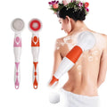 Electric Shower Brush Body Scrubber Long Handle Shower Rechargeable Electric Bath Shower Brush for Body