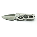 Stainless Steel Foldable Cigar Cutter with Hole Design-Portable Cigar Accessories