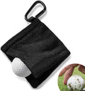 Custom Microfiber Golf Accessories Golf Ball Cleaning Towel With Clip Custom Logo Golf Ball Cleaning Towel