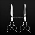 Beauty CNC Technology Professional Fashion Sculpted Handle Stainless Steel 440C Right-Handed Medium Hair Cutting Scissors