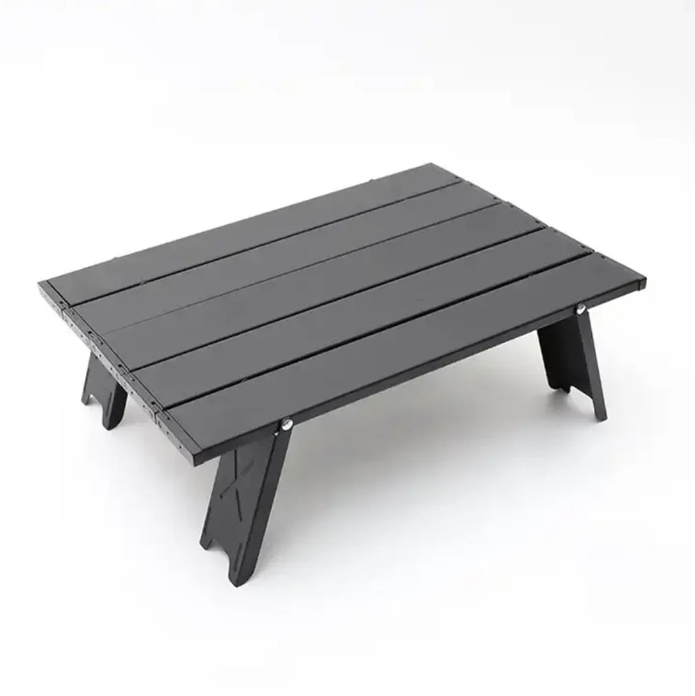 SOLO WILD Portable Lightweight Foldable Rolling Folding Aluminum Alloy Mini Outdoor Roll up Camping Table