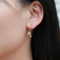 Personality 18K Gold Plated Brass Zodiac Pendant Horoscope Necklace Wholesale Jewelry