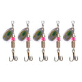 Wholesale 5.7CM 3.8G Hot Sale Metal Spinner Fishing Lures Artificial Fishing Baits