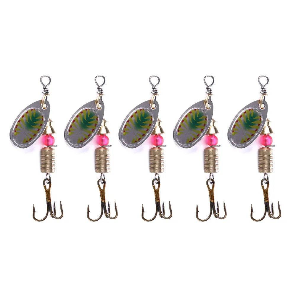 Wholesale 5.7CM 3.8G Hot Sale Metal Spinner Fishing Lures Artificial Fishing Baits