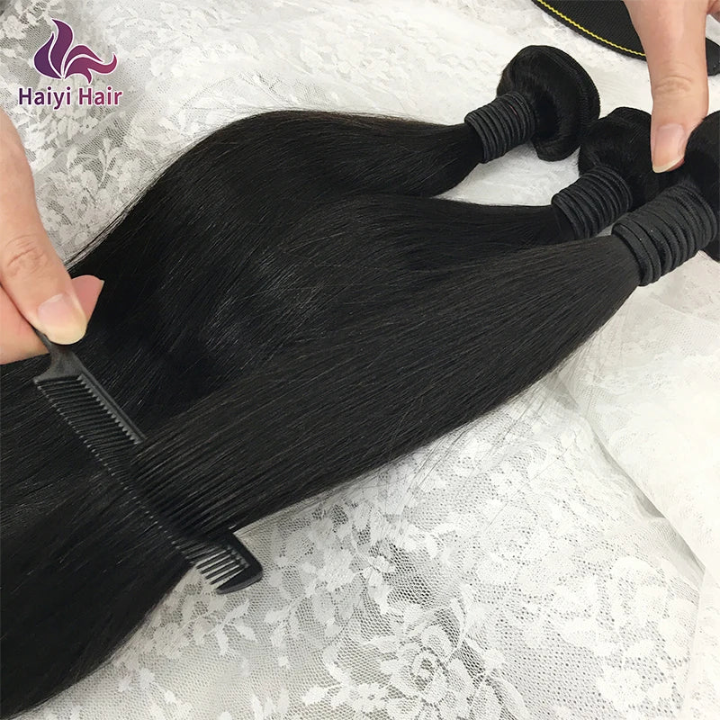 2024 Best Selling Hair Extension Double Drawn Straight Bundle 100% Human Hair Ready to Ship for Black Women