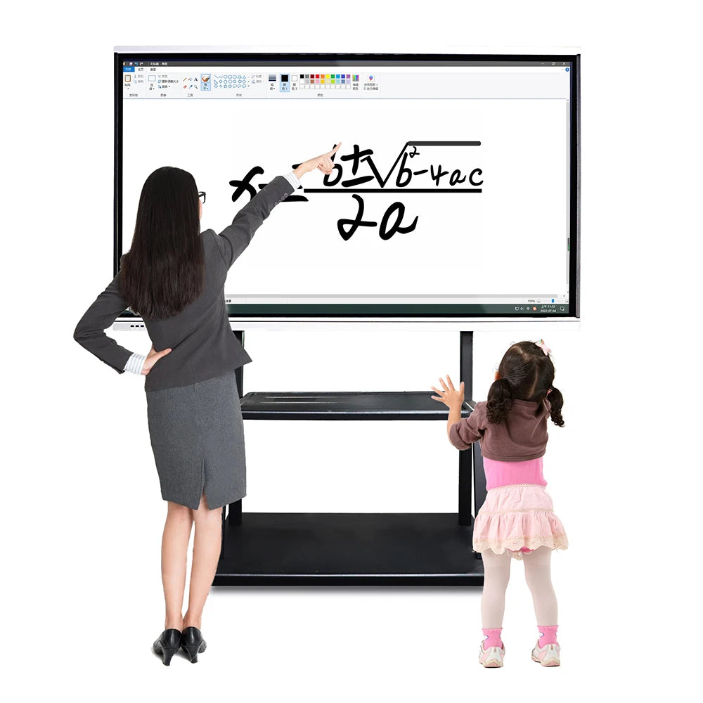 MWE 4K UHD 86-Inch LCD Smart Interactive Whiteboard with Pen/Finger Touch Education School Interactive Board 1-Year Warranty
