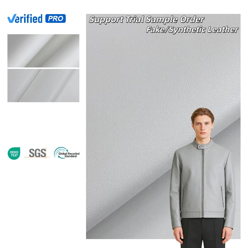 Stock Leather PU Leather 0.8MM Leather Factory Direct Sales the Classic Grain Feels Soft