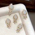 High-End Luxury 3D 3D Zircon Sparkling Nail Art Jewelry Exquisite Water Droplet Diamond Decoration Love Jade for Internet