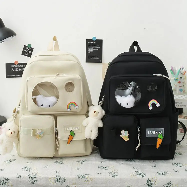 Wholesale Custom Logo Bags for High School Girls Latest School Backpack Bags for Girls