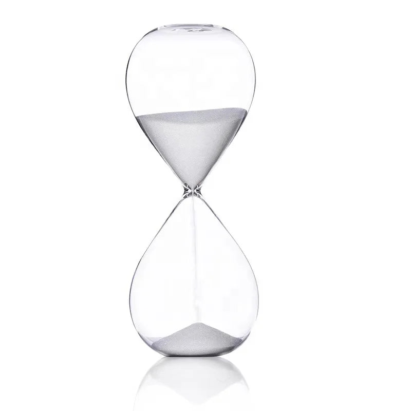 Glass Hourglass Timer Eco-friendly Modern Design Home Decoration Waterproof Colorful 6 Colors Magnetic 1/3/5/10/15/30 Minute