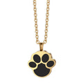 Colares Inoxidavel Pet Footprints Design Personalized Pet Necklace Cremation Jewelry Stainless Steel Necklace Pet for Ashes