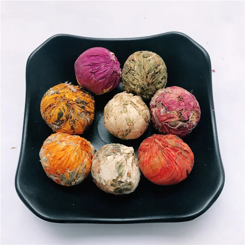 Handmade Dragon Blooming Tea Ball Private Label Weight Loss Tea Pure Mixed Flower Blooming Tea