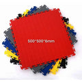 High-Strength PVC Interlocking Floor Tiles for Garage & Warehouse - Heavy Duty Removable Garage Floor Mats Anti-Slip Flooring