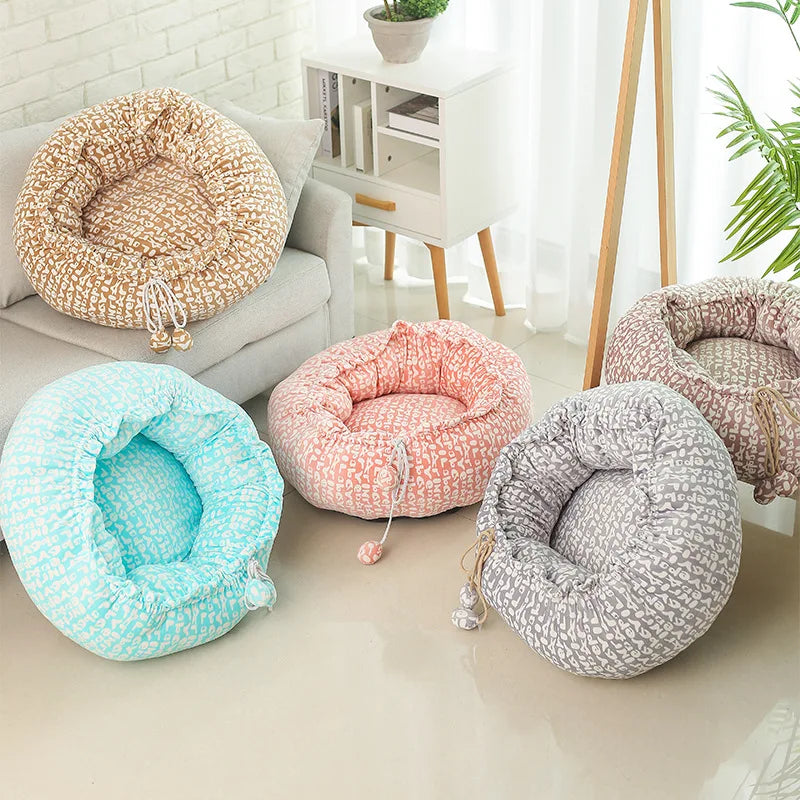 Wholesale Eco Friendly Washable Round Dog Nest Bed