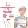 Hot Selling Birthday Party Professional Costumes 3-8 Y Kid Chef Role-playing Costume Career Day Outfit