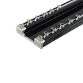 Modern Eco-Friendly Long Contemporary 2.0mm Aluminium Alloy Double Curtain Track Heavy Conjoined Home Use Windows Metal
