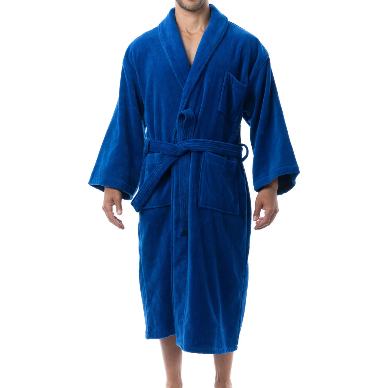 Star Hotel Customized Size Velour Bathrobe With Good Quality Made in China