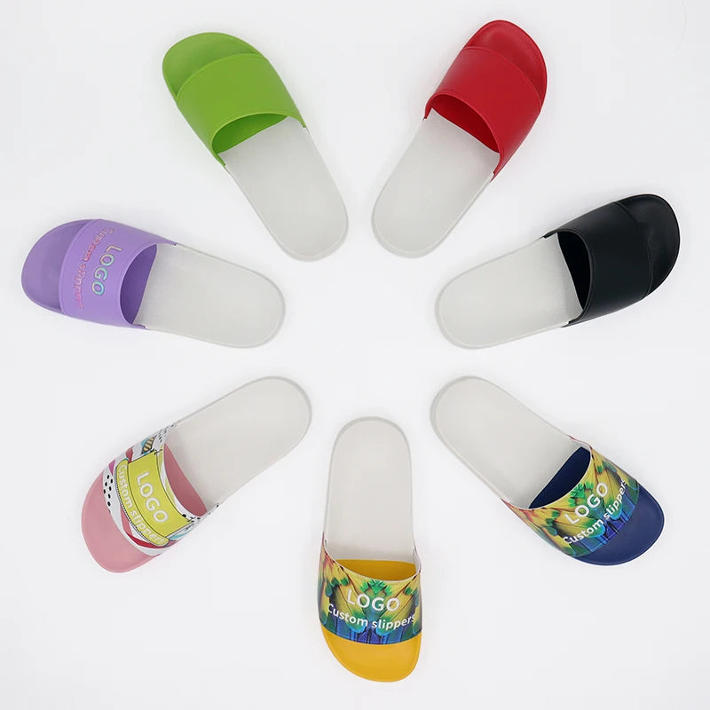 Custom Men's Sandal Comfortable Lightweight Anti-Slip Flip Flops for Indoor Outdoor Fashionable Summer Winter Slides Slippers MegaBDM