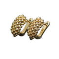 New Arrival Silver Gold Plated Hollow Grid Copper Brass Hook Earrings for Earrings Making Accessories