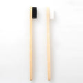 Wholesale Eco-friendly Comfortable Soft Bristles Wooden Disposable Hotel Toothbrush with Custom Logo Rounded Body Multiple Sizes
