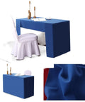 Spandex Table Skirt Cover Tablecloth Three-sided Conference Polyester Table Cover