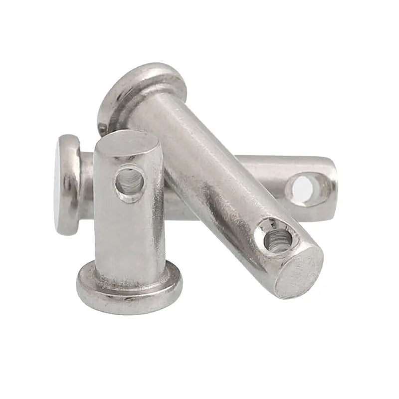 GB 882b DIN1444 304 A2 Stainless Steel Flat Head Clevis Pins Cotter Pin Clip Key Link Hinge T-Shape Round Pin