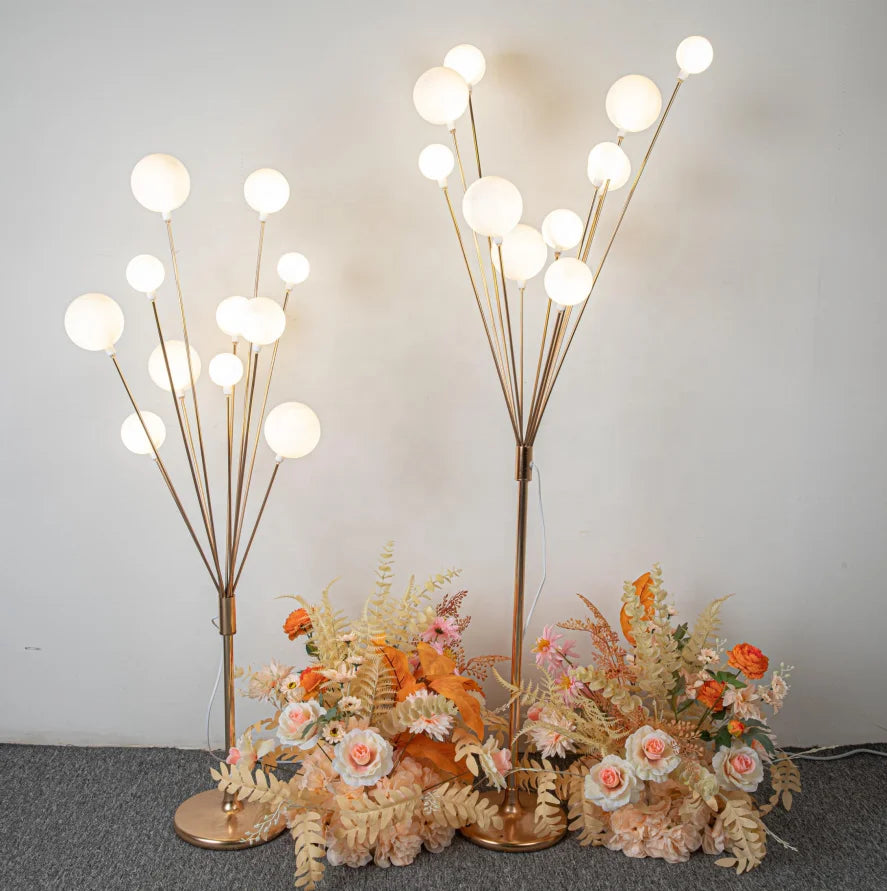 Wholesale Wedding Stage Walkway Lead Light Luminous Happy Tree Light Led Pillar Road Lights for for Wedding Party Events Decor