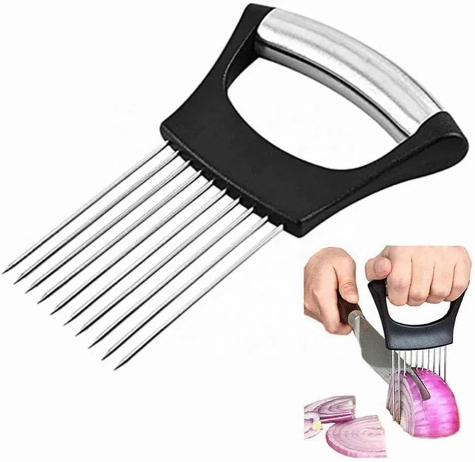 Food Slice Assistant Kitchen Gadgets Ten Prongs Vegetable Chopper With Non-slip Handle 100% Bpa-free Food-grade Food Chopper