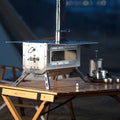 Outdoor Portable Tent Camping Wood Burning Stove with Pipe for Tent Cooking