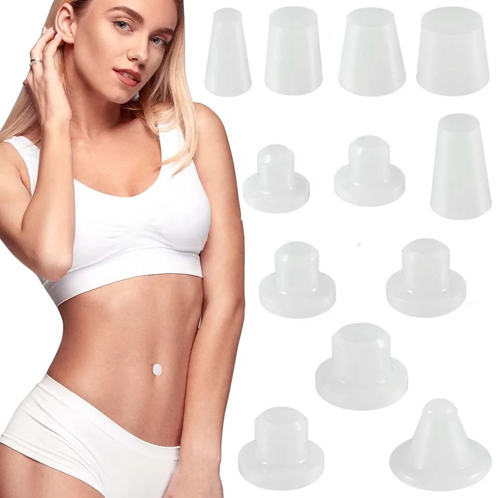 Silicone Navel Shaper Plug for Prevents Complete Closure of the Belly Button Help Healing After Tummy Tuck Easy to Clean