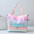 Customizable Logo Outdoor Fitness & Travel Bag Waterproof Casual Shoulder with Zipper Closure Fashion Glitzy Design