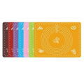 Multi-Color Baking Special Mat Food Grade Silicone Kneading Mat 50x70cm Household Rolling Pastry Mats With Scale